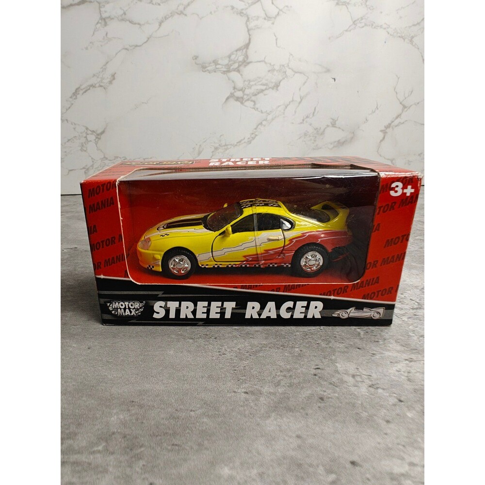 Motormax Diecast Toyota Supra Street Racer Import 1/43 Scale Sealed Tuner Rare